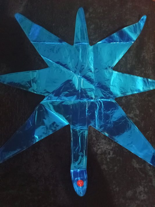 3D star and frozen balloon