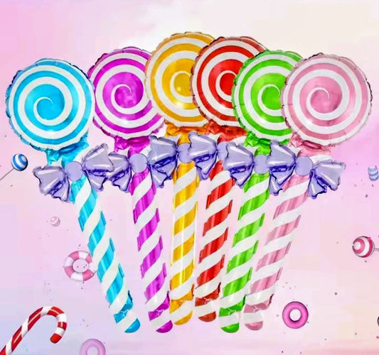 30"foil balloons( lollipops)6pc